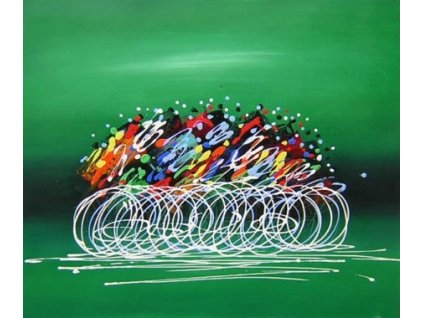 Obraz - Cyklisti (Rozměr 40 cm x 50 cm)