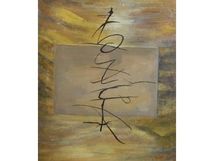 Obraz - Zakrytí žluté (Rozměr 50 cm x 40 cm)