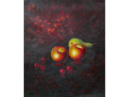 Obraz - Dvě jablka (Rozměr 50 cm x 40 cm)