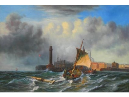 Obraz - Plachetnice na  moři (Rozměr 60 cm x 90 cm)