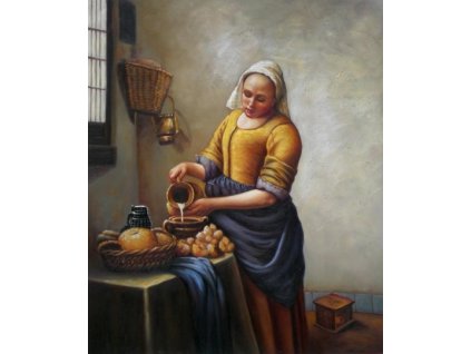 Obraz - Mlékařka (Rozměr 60 cm x 50 cm)