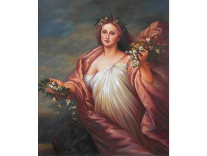 Obraz - Múza (Rozměr 60 cm x 50 cm)