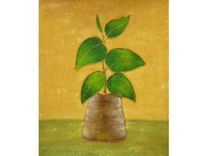 Obraz - Lístky květiny (Rozměr 50 cm x 40 cm)