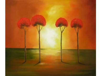 Obraz - Čtyřikrát sám (Rozměr 40 cm x 50 cm)