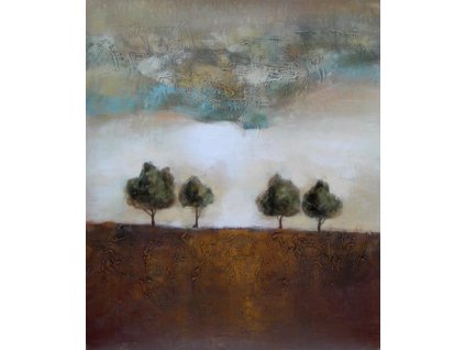 Obraz - Čtyři stromy (Rozměr 50 cm x 40 cm)