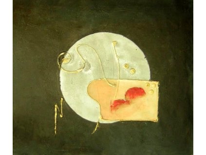 Obraz - Stříbrné slunce (Rozměr 40 cm x 50 cm)