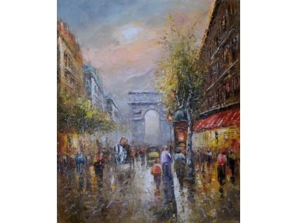 Obraz - Champs-Élysées (Rozměr 60 cm x 50 cm)