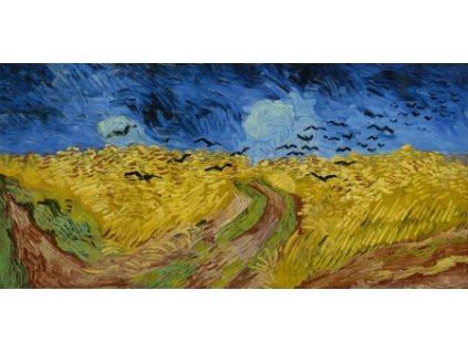 Wheatfield with Crows (Rozměr 55 cm x 115 cm)
