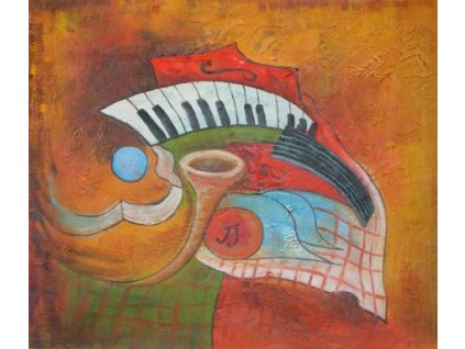 Obraz - Hudební představení (Rozměr 40 cm x 50 cm)