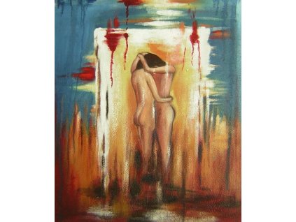 Obraz - Objetí (Rozměr 60 cm x 50 cm)