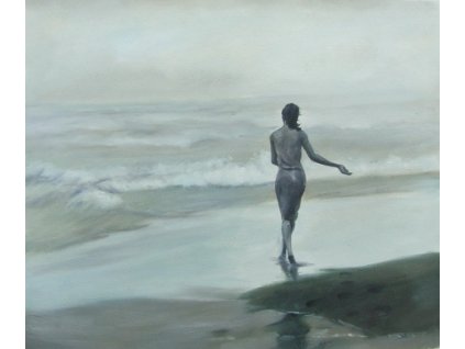 Obraz - Vracející se dívka (Rozměr 50 cm x 60 cm)