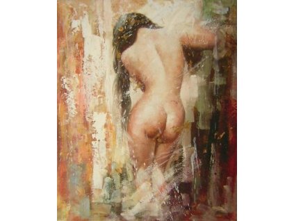 Obraz - Nahá dívka (Rozměr 60 cm x 50 cm)