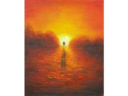 Obraz - Láska (Rozměr 50 cm x 40 cm)