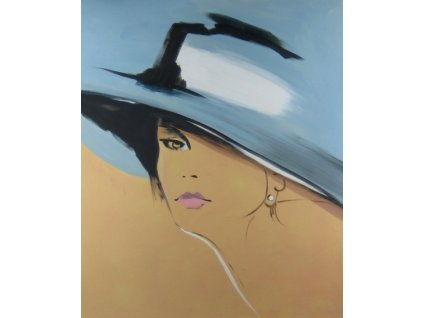 Obraz - Tvář neznámé (Rozměr 50 cm x 40 cm)