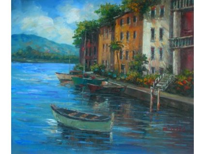 Obraz - Přístav (Rozměr 50 cm x 60 cm)