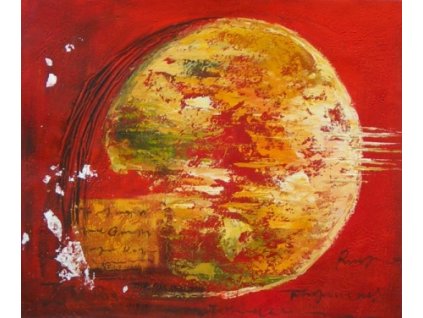 Obraz - Abstraktní míč (Rozměr 40 cm x 50 cm)