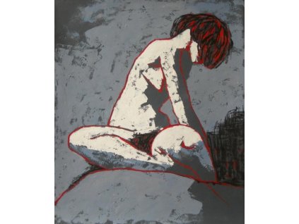 Obraz - Sezení (Rozměr 60 cm x 50 cm)