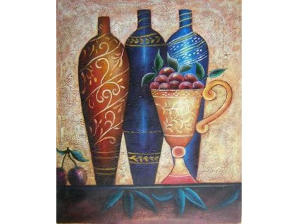 Obraz - Nádoby z orientu (Rozměr 50 cm x 40 cm)