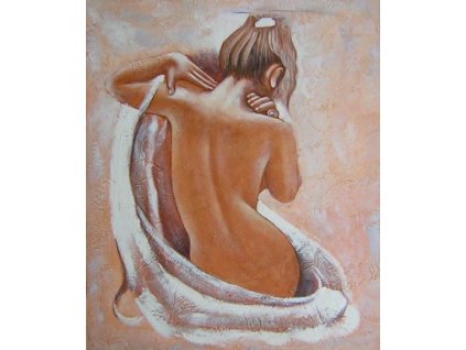 Obraz - Žena otočená zády (Rozměr 60 cm x 50 cm)