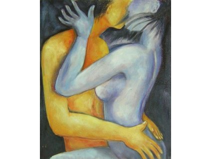 Obraz - Milující se pár (Rozměr 50 cm x 40 cm)
