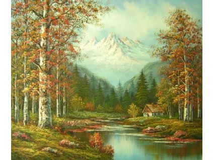 Obraz - Ztracená Chaloupka (Rozměr 50 cm x 60 cm)