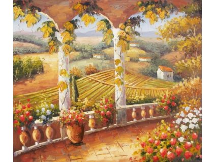 Obraz - Terasa (Rozměr 50 cm x 60 cm)