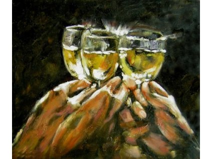 Obraz - Na zdraví (Rozměr 40 cm x 50 cm)