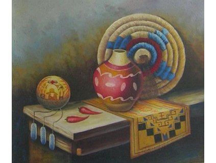 Obraz - Mexické předměty (Rozměr 40 cm x 50 cm)