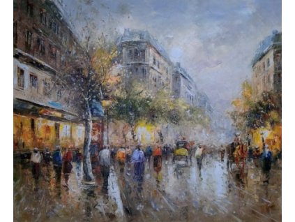 Obraz - Barvy ulice (Rozměr 50 cm x 60 cm)