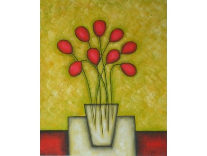 Obraz - Červené kuličky (Rozměr 50 cm x 40 cm)