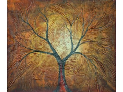 Obraz - Strom v podzimu (Rozměr 40 cm x 50 cm)