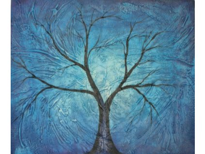 Obraz - Strom v podzimu II. (Rozměr 40 cm x 50 cm)