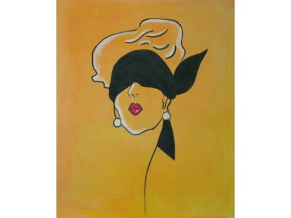 Obraz - Zavázané oči II. (Rozměr 50 cm x 40 cm)