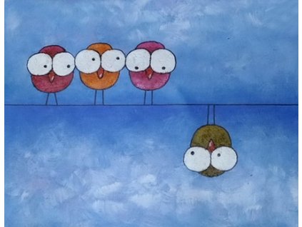 Obraz - Pozdrav od protinožců (Rozměr 40 cm x 50 cm)