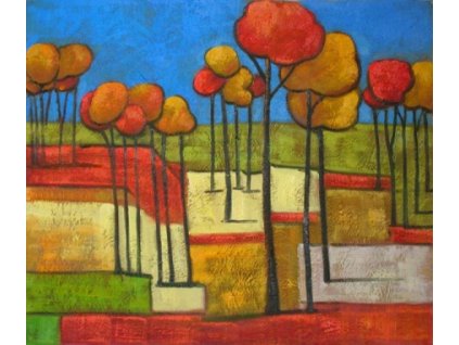 Obraz - Háj stromů (Rozměr 40 cm x 50 cm)