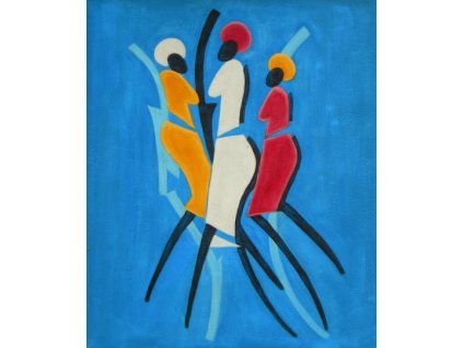 Obraz - Hlouček žen (Rozměr 50 cm x 40 cm)