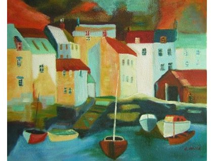 Obraz - Přístav (Rozměr 50 cm x 60 cm)