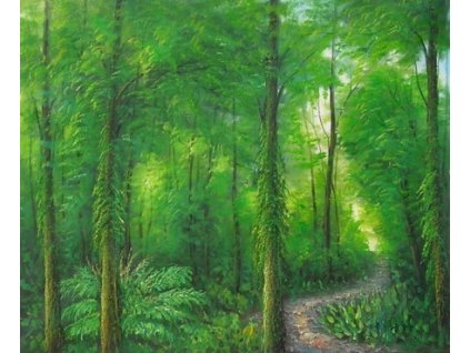 Obraz - Cesta do dály (Rozměr 40 cm x 50 cm)