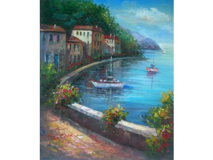 Obraz - Cesta po pobřeží (Rozměr 50 cm x 40 cm)