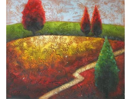 Obraz - Cesta z města (Rozměr 40 cm x 50 cm)