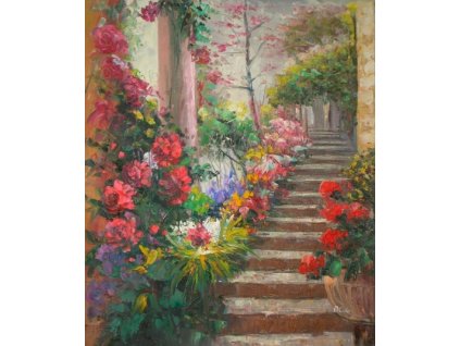 Obraz - Schody do nebe (Rozměr 50 cm x 40 cm)