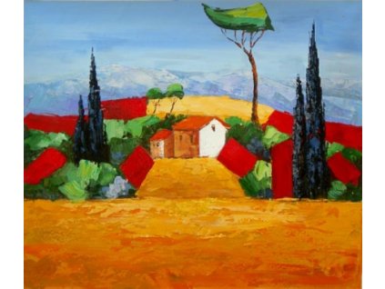 Obraz - Ves (Rozměr 40 cm x 50 cm)