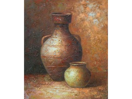 Obraz - Dvě nádoby (Rozměr 50 cm x 40 cm)