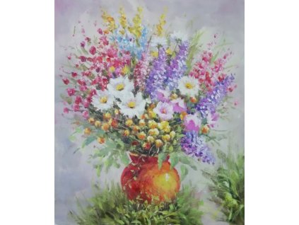 Obraz - Luční květina (Rozměr 50 cm x 40 cm)