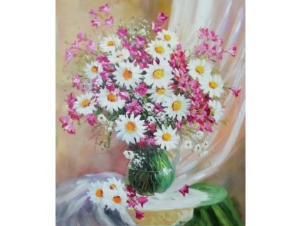 Obraz - Kytice kopretin (Rozměr 50 cm x 40 cm)