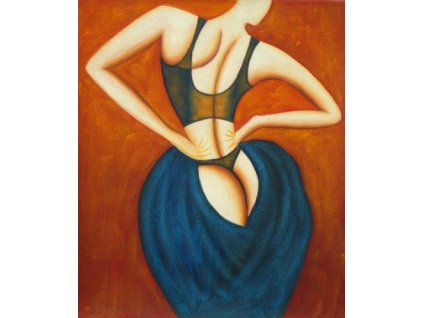 Obraz - Břišní tanečnice (Rozměr 50 cm x 40 cm)
