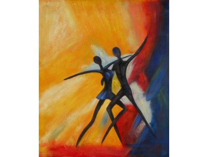 Obraz - Rytmický tanec (Rozměr 50 cm x 40 cm)