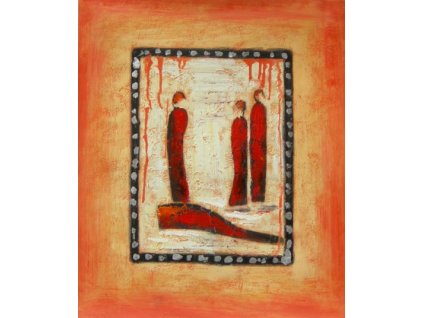 Obraz - Přemýšlející lidé (Rozměr 50 cm x 40 cm)