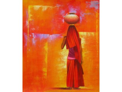 Obraz - Egyptská žena (Rozměr 50 cm x 40 cm)