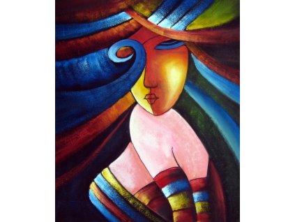Obraz - Žena (Rozměr 50 cm x 40 cm)